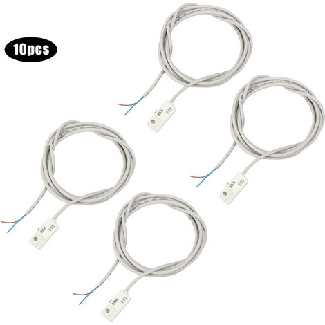 10 Stück Magnetschalter DC73 10W Reed-Pneumatikzylinder Ein/Aus für CDG1 CDJ2 CDLG1 CDLJ2 (1/5)
