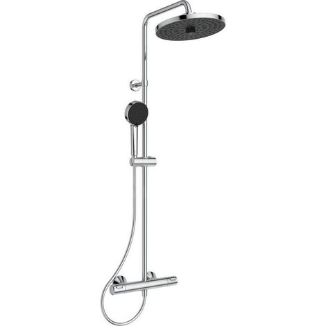 Ideal Standard CeraTherm - Set de douche avec thermostat, diamètre 26 cm, 2 jets, chrome A7210AA (1/5)