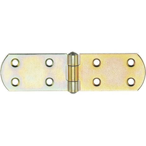 Nastro per casse H.35mm L. aperto 120mm S.2.0mm STA zincato giallo zincato francese HOHAGE (Per 20)