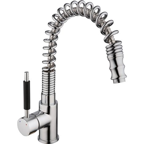 Rubinetto per lavello monocomando estraibile modello Doiras