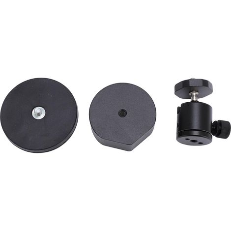 Supporto magnetico per antenna satellitare da tetto per auto, con angolo regolabile in lega di alluminio, per auto e yacht, colore nero. (1/5)