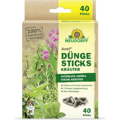 NEUDORFF® Azet® DüngeSticks für Kräuter - 40 Sticks