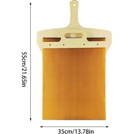 Pelle à pizza coulissante Spatule à pizza professionnelle en aluminium antiadhésive Spatule coulissante pour four à pizza avec trou (1/4)