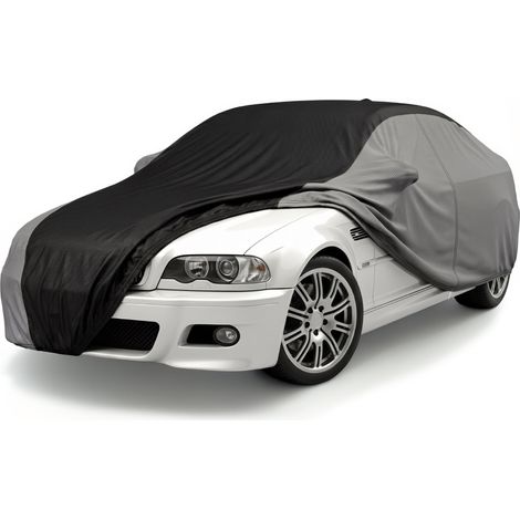 Housse de voiture Indoor Eco, bâche complet pour l'interieur taille 1 voiture noir (1/5)