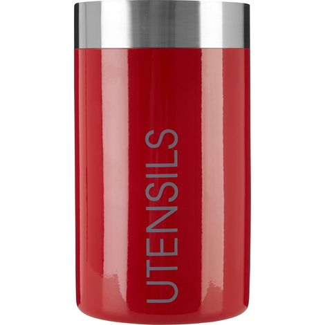 Premier Housewares Red Enamel Utensils Holder (1/5)