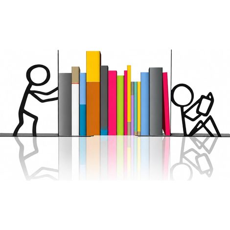 2 Serre-Livres, déco bibliothèque, Bookends(B) (1/5)