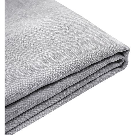 Funda para estructura de cama 120 x 200 cm funda adicional de tela tapicería extraíble gris claro Fitou (1/5)