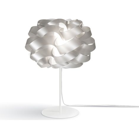 Lampada Da Scrivania Moderna Cloud Polilux ® Argento E Metallo 1 Luce E14 (1/2)