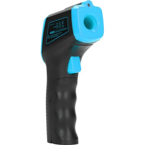 Pistolet thermique infrarouge sans contact ABS, thermomètre industriel haute précision bleu (1/5)