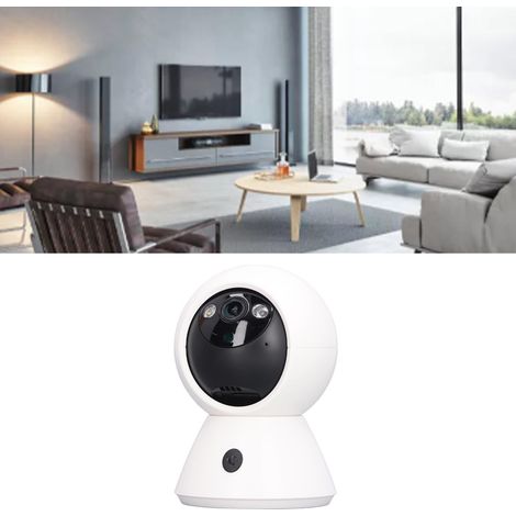 Caméra de vision nocturne sans fil WiFi double bande à double éclairage avec fonction d'appel, appel à un bouton et unité panoramique/inclinable. (1/5)