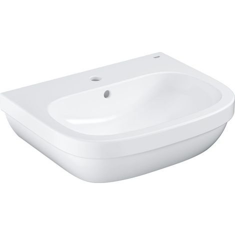 Grohe Euro Ceramic - Lavabo con troppopieno, 60x48 cm, bianco alpino 39335000
