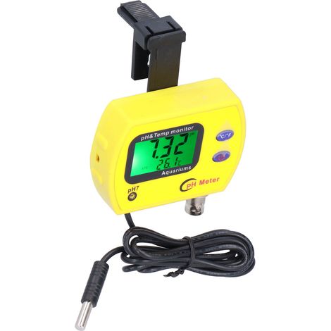 Mini pH-mètre haute précision, testeur d'acidité et de qualité de l'eau, sonde remplaçable, pour aquarium, prise UE 220 V (1/5)