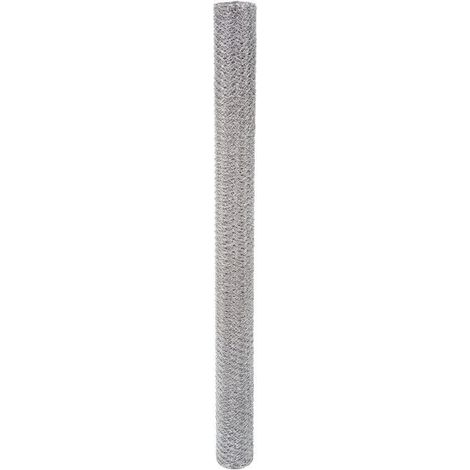 Rejilla de triple torsión galvanizada malla hexagonal altura 1,00 m longitud 25 m malla 13 mm