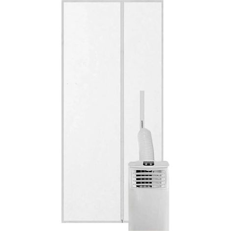 Window Air Conditioner Kit, Portable Window Air Conditioner Seal - Adjustable Bracket Hose for Sliding Door Panel Floor Home Bedroom Room (1/5)