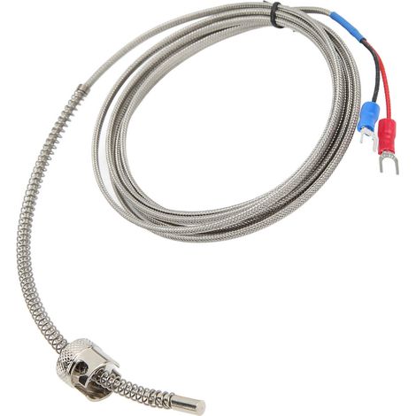 Sonde thermocouple K Type robuste, 2 m, résistante aux interférences pour régulateur de température (1/5)