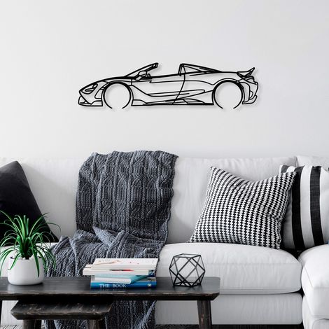 Décoration murale en métal Voiture McLaren 720S (1/5)