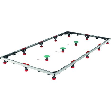 Le Sanitaire – Cadre de montage MEPA SF XL 100/160 pour receveurs de douche 70x70cm à 100x160cm – Hauteur réglable 65-190mm – ADS anti-rotation