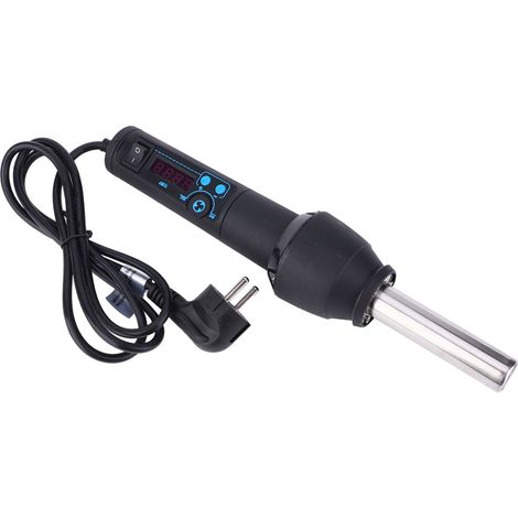 Pistolet à air chaud numérique portable, outil de soudage électronique portatif et réglable pour la quincaillerie (prise UE 220 V) (1/5)
