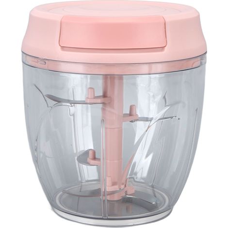 Mini-moulin à ail rapide, design ergonomique, fond antidérapant, ustensile de cuisine efficace pour la cuisson. (1/5)