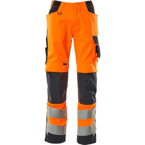 Mascot SAFE SUPREME leichte Warnschutz-Sommerhose 20879 Gr. 82C64 hi-vis orange/schwarzblau (1/5)
