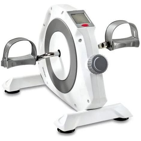 ORION91oficial® - Mini Bicicleta Estática de Pedales, Pantalla LCD, Pedaleador, Maquina de Ejercicio a Pedales Fitness, Hogar, Estática, Plegable, Manos  Piernas  Rehabilitación  Pedales  Ejercici