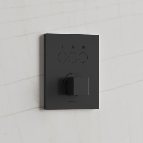 Kronenbach Smart Push Unterputz-Mischer für 3 Verbraucher, eckige Ausführung (1/5)