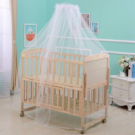 Zanzariera estiva per culla, zanzariera traspirante, baldacchino per culla, tenda decorativa per la stanza, per cameretta del bambino, campeggio, illuminazione, retine, tende (1/5)