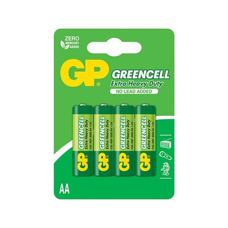 GREENCELL BATTERIE 1,5 V R6 4 STÜCK - GP15G-U4
