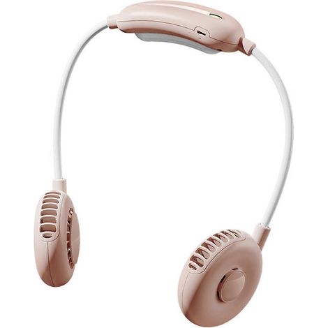 Ventilateur personnel Lazy Donut Halter Fan Mini USB rechargeable pour la maison et l'extérieur (1/4)