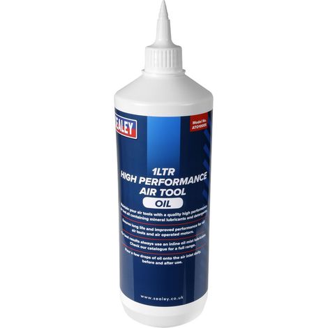 Sealey Air Tool Oil 1L For Maintaining Power Tools ATO1000S