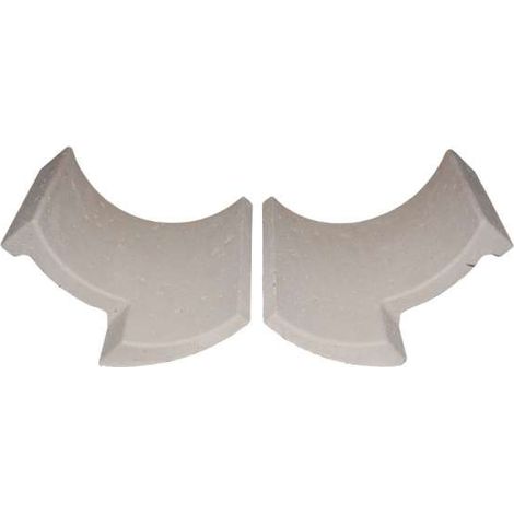 Atmos Kugelraum Schamotte linke und rechte Seite 310mm lang für Atmos Holzbrikettkessel DC30RS C0043