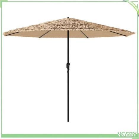 Parasol de jardin - FAFEICY - 4005122 - 324x324x247 cm - LED intégrées - Mât acier (1/5)