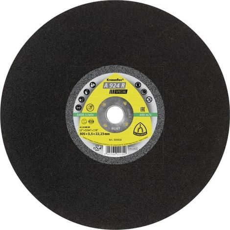 Disque de coupe A924R 356x4x254mm Klingspor (1/2)