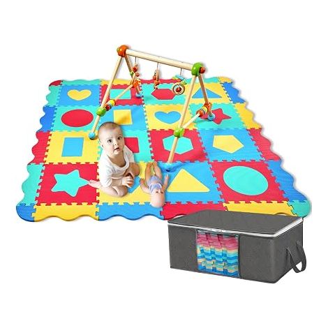 Baby Puzzle Mat Play Mat EVA Foam 140 x 140 Floor Tiles (1/5)