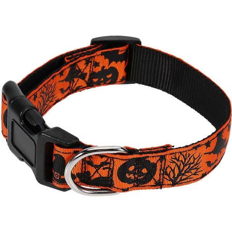 Halloween-Halsband für Hunde mit Kürbishut-Motiv, 3-teilig (1/5)