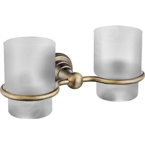 Sapho Diamond - Porte-verre double, bronze 1318-05 (1/3)