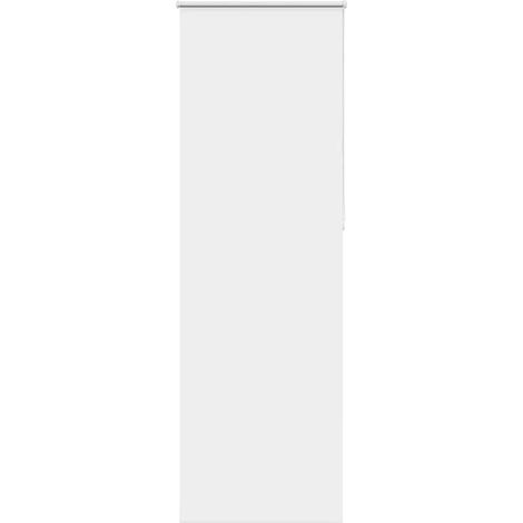 Verdunkelungsrollo Weiß 65x210cm Stoffbreite 60,7 cm Polyester