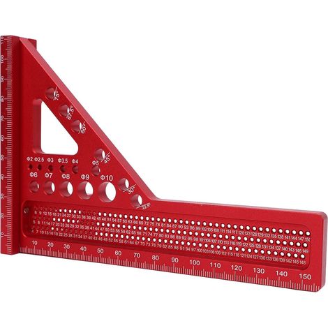 Kit de règles triangulaires pour le travail du bois, 2 unités (1/5)