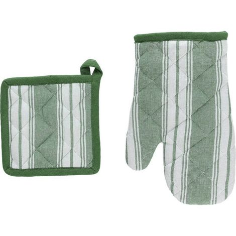 SERIE TEXTILE VERDE. MANOPLA+AGARRADOR - EHLIS