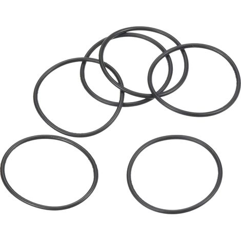 O Ring Nitrile Rubber 21mm OD 19mm ID 1mm Width, 25Pcs Metric Sealing Gasket for Faucet Plumbing Automotive Repair, Black