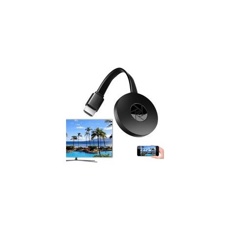 Projecteur d'écran sans Fil HD Projecteur D'écran sans Fil 1080 HD, Même Appareil D'écran sans Fil avec WiFi Et Bluetooth for La Maison, L'extérieur