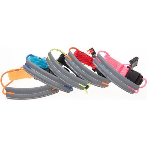 Bracelet réfléchissant élastique - Bande de résistance pour cheville - Bracelet multifonctionnel - Convient pour le poignet, la cheville - Longueur ajustable - Idéal pour le vélo, la randonnée, l'esca (1/4)