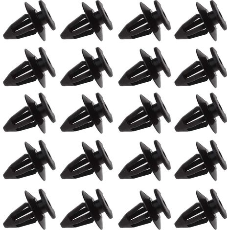 50 clips de fixation pour panneau de garniture de porte intérieure de voiture 823867299 en plastique pour pare-chocs et garde-boue 51411973500