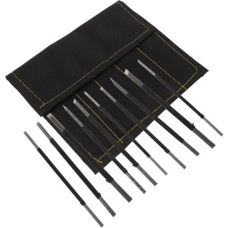 10 Pièces Set de Outils de Gravure Acier Au pour Sculpture sur Pierre Kit de Tailleur de Pierre et pour Artisans et Débutants (1/5)