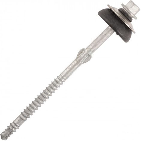 Vis étanches pour fibres-ciment D. 6,5 mm L. 130 mm FIBROTOP-W TH8 pour le bois - 100 PCS - SCELL-IT (1/7)