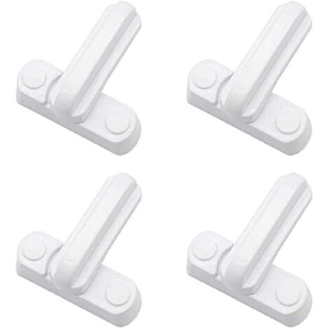 4er-Pack Schlösser, Riegel, Griffblocker, zusätzliche Sicherheit für Zuhause, Ersatz für Haus-, Schranktüren und Fenster (1/4)