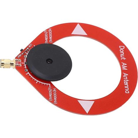 Donut-AM-Antenne zur Signalverstärkung und Verbesserung des Empfangs – Tragbare Mini-Schleifenantenne für MW-Radio