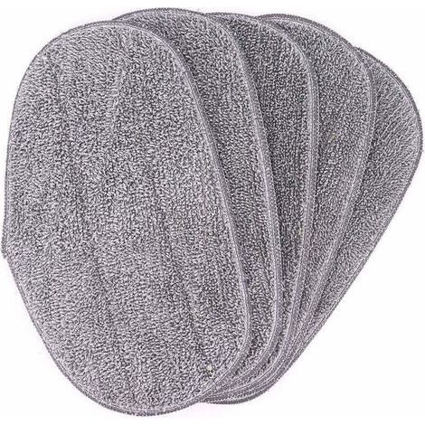 Pack of 5 replacement microfiber cloths for Leifheit CleanTenso steam mop (1/4)