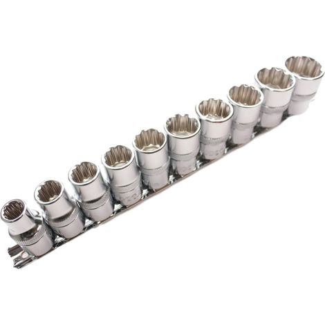 Nusskasten 1/2 Zoll, Steckschlüsselsatz, 12-Kant Nüsse, Steckschlüssel Set (1/5)