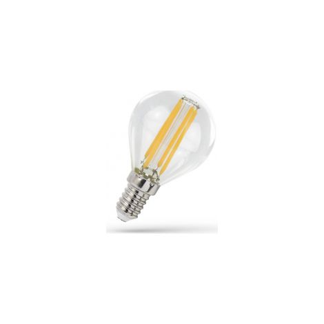 LED-Kugellampe COG WW klar WOJ+14071, 2700K, 4W